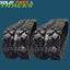 400x86x49  CTL Rubber Track-Turf Pattern